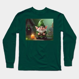 St. Patrick's Day Gnome Long Sleeve T-Shirt